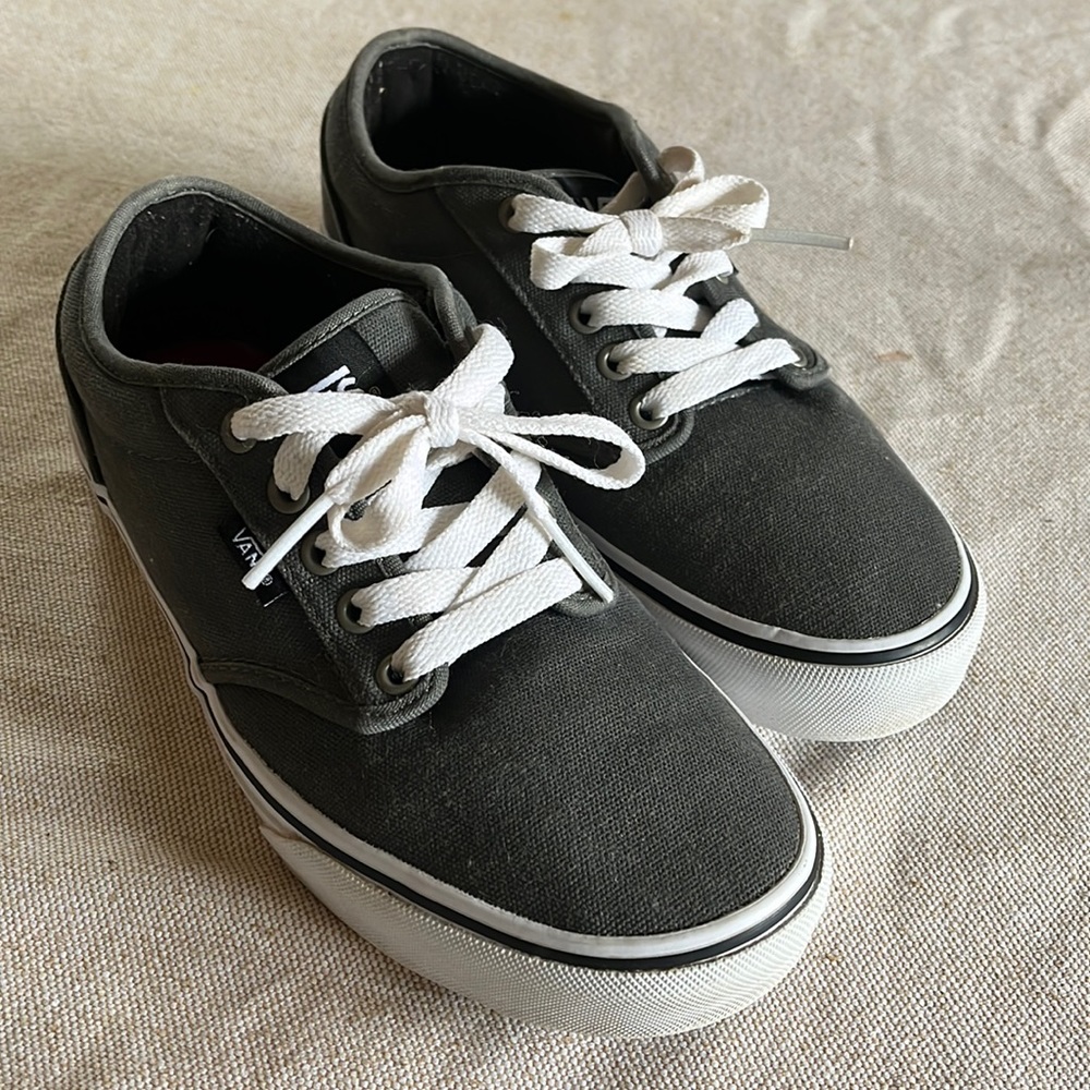 VANS Atwood Canvas Pewter Skate Shoes ๐ - Picture 2 of 8